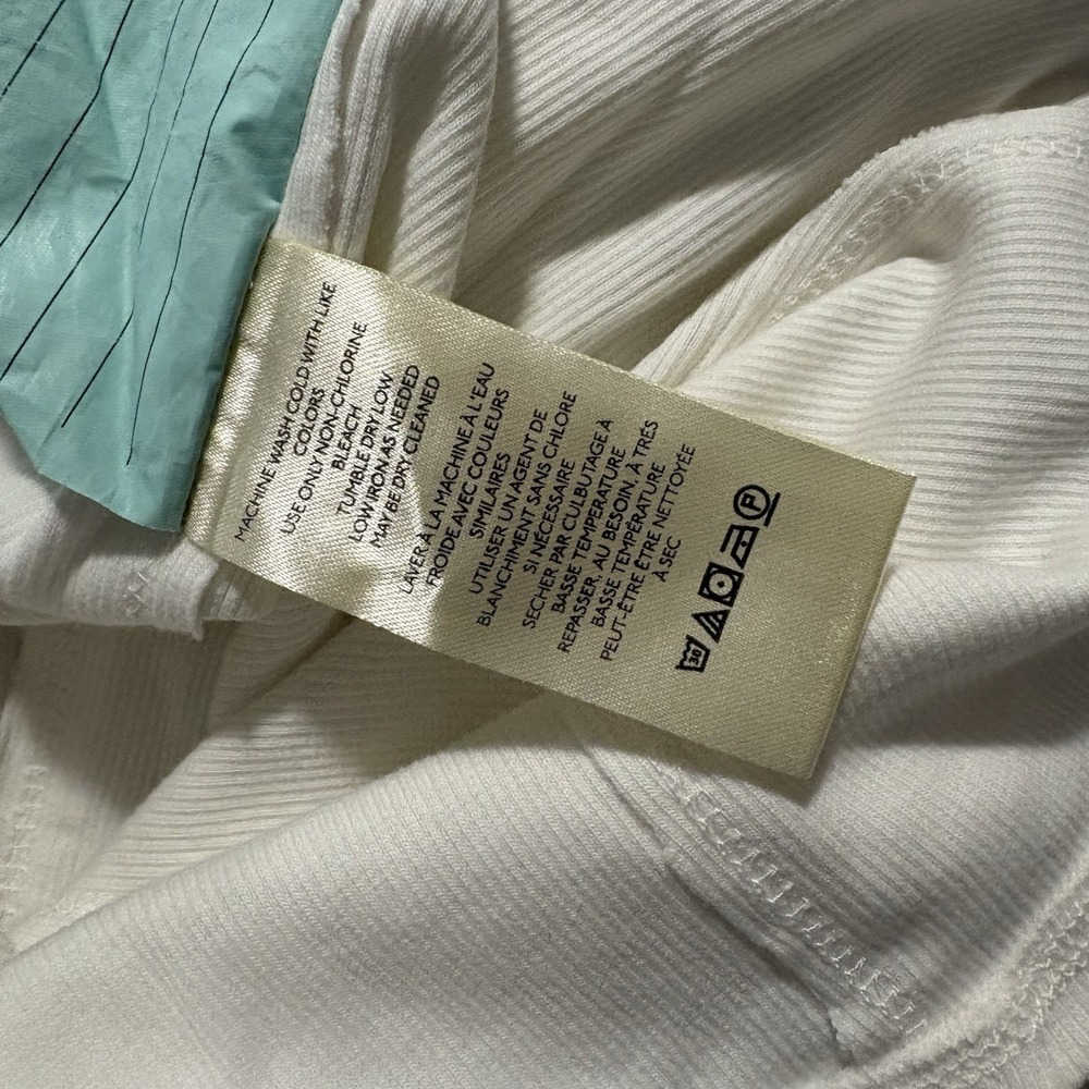 We The Free by Free People Ribbed Collared Henley Tank Top in White - Picture 5 of 6
